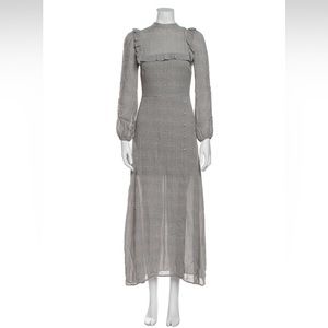 Reformation plaid print dress XS